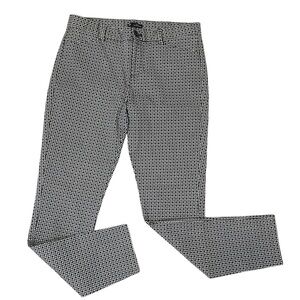 GAP Slim City Monochrome Geometric Patterned Fabric